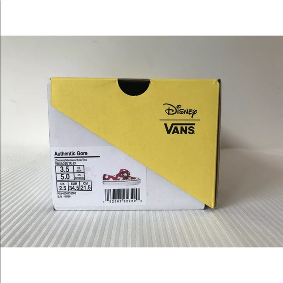 Vans x Disney Authentic Gore Bow Sneakers - Picture 5 of 5